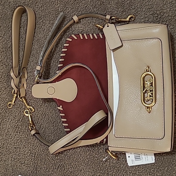 Coach Jade Leather Bag with Whipstitch - Picture 6 of 7